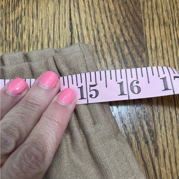 J.Crew Tan Mini Skirt Wool Blend Size 8 - Picture 7 of 8